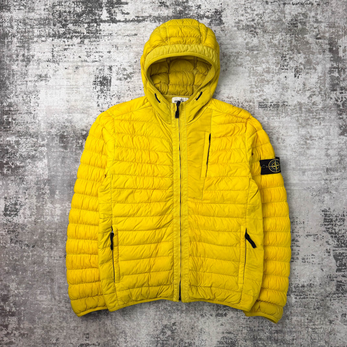 Stone Island Loom Woven Down Chambers Stretch Nylon TC Jacket (M)