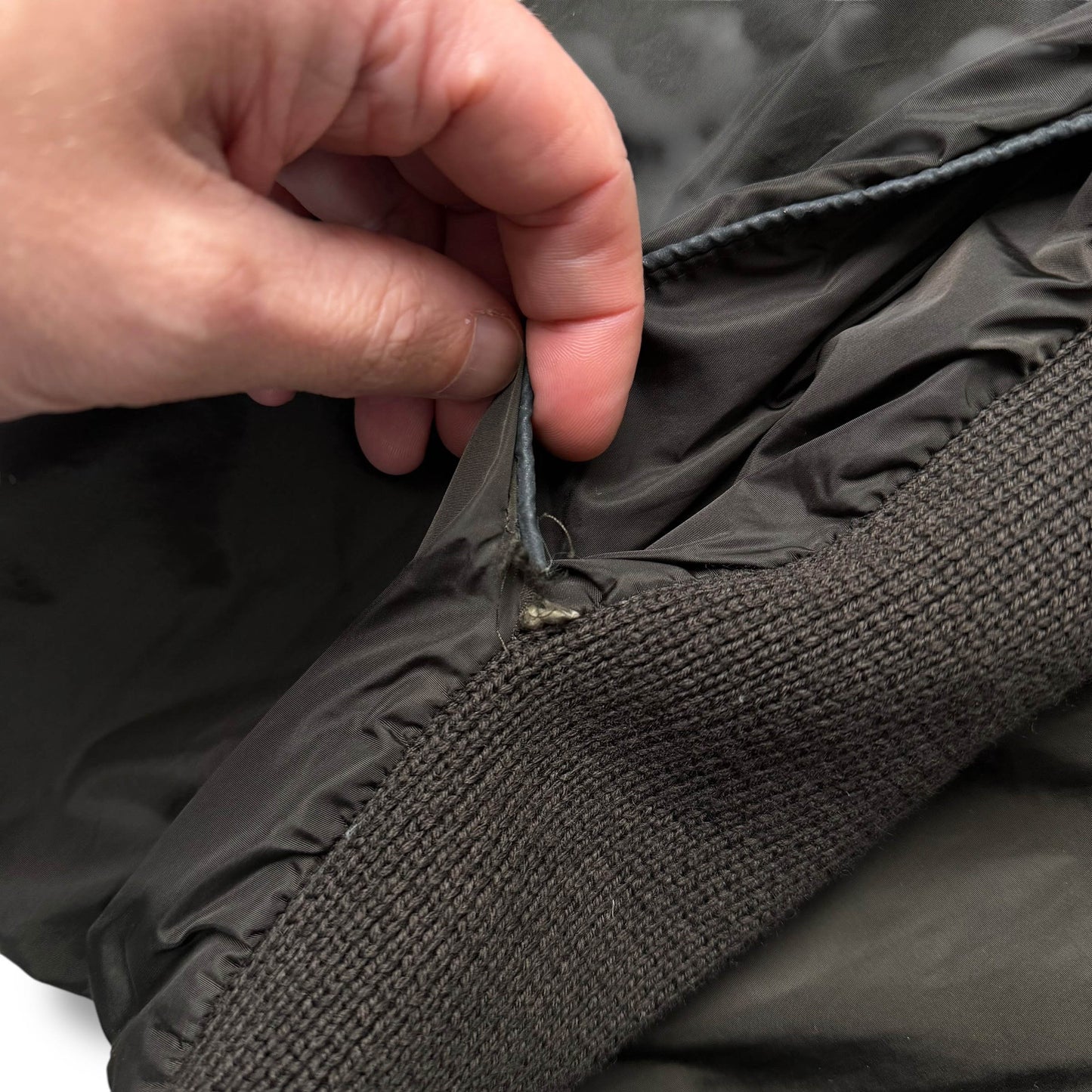 Vintage Prada Sport Nylon x Knit Jacket (M)