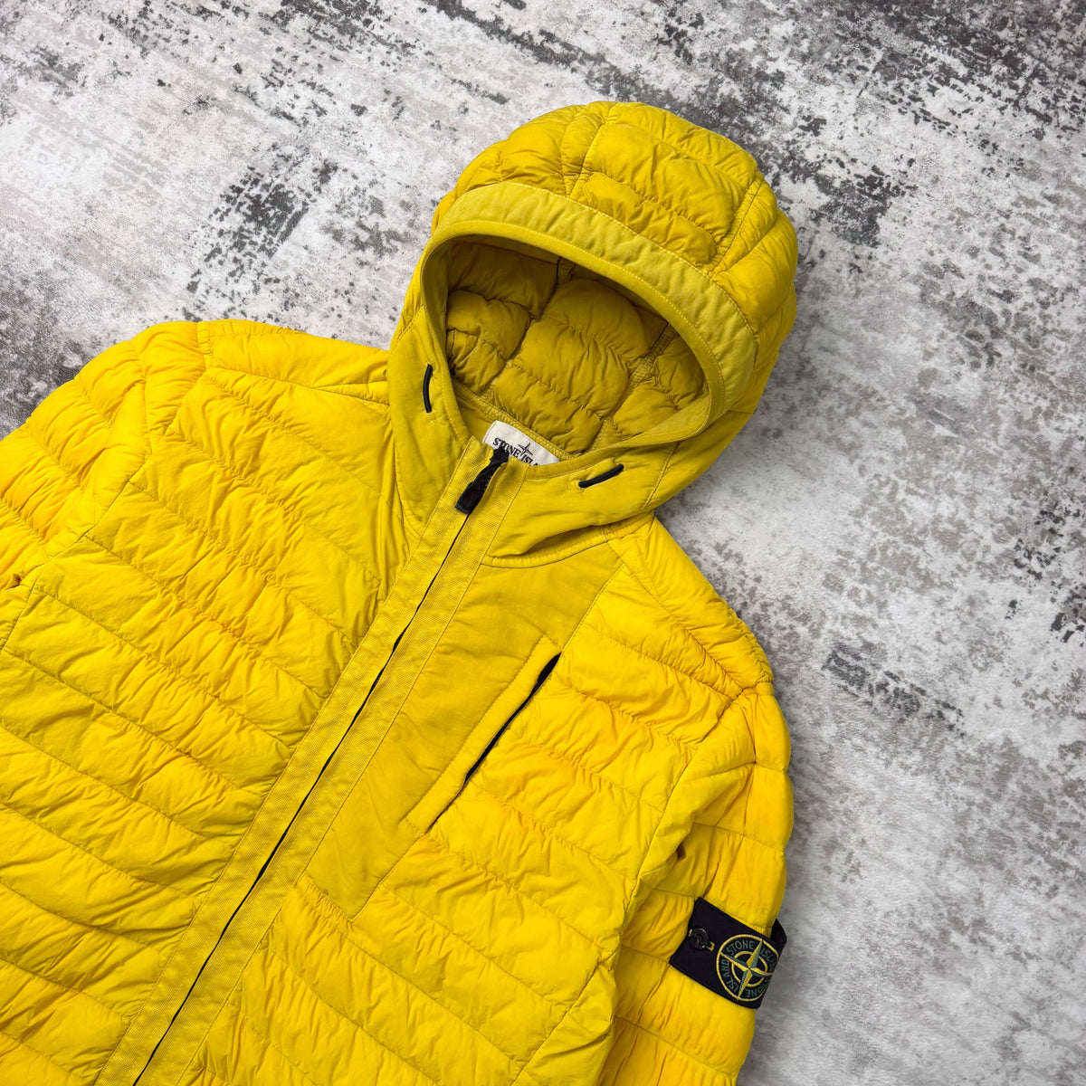 Stone Island Loom Woven Down Chambers Stretch Nylon TC Jacket (M)