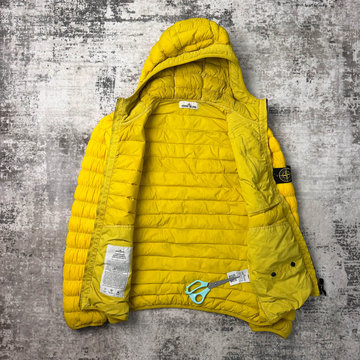Stone Island Loom Woven Down Chambers Stretch Nylon TC Jacket (M)