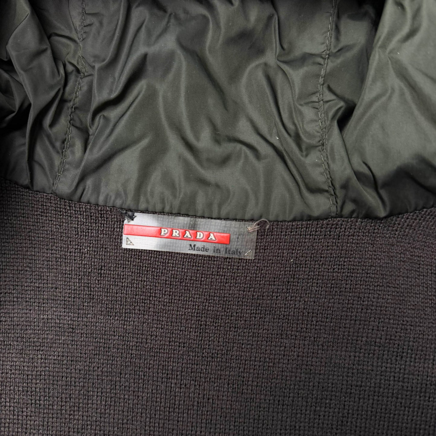 Vintage Prada Sport Nylon x Knit Jacket (M)
