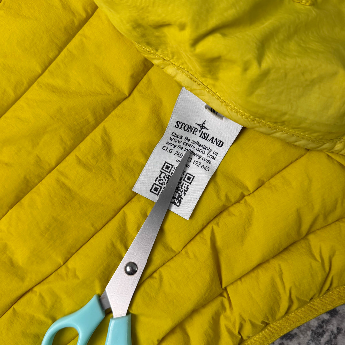 Stone Island Loom Woven Down Chambers Stretch Nylon TC Jacket (M)