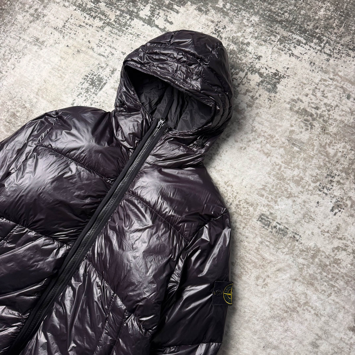 Stone Island Pertex Quantum Y Hooded Down Puffer Jacket (L)