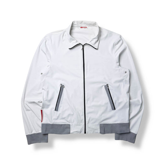 Vintage Prada Sport Striped Track Jacket (XXL)
