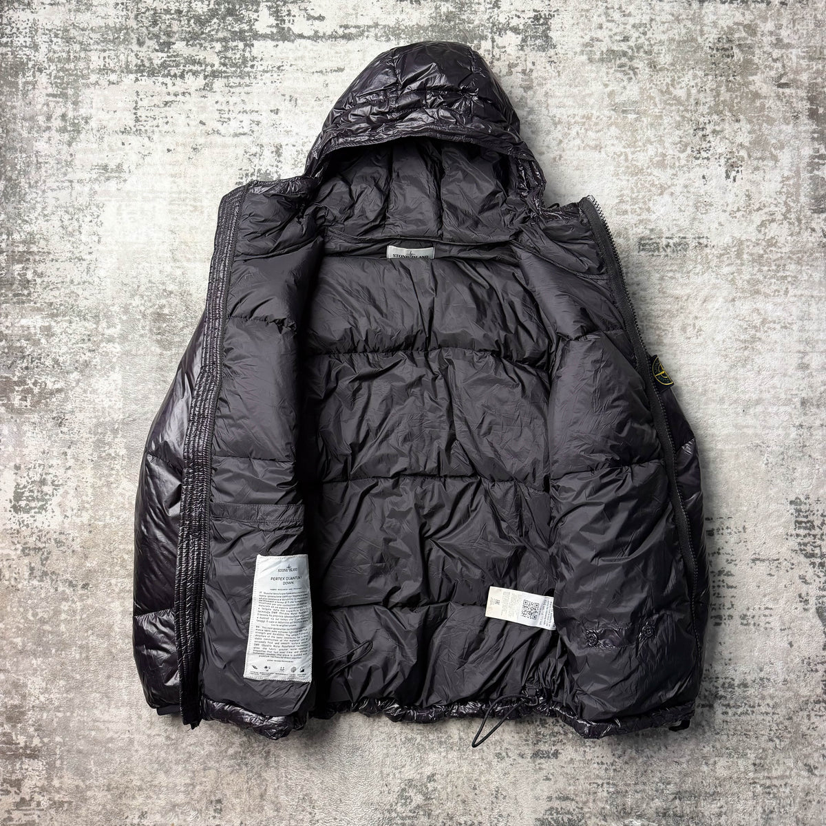 Stone Island Pertex Quantum Y Hooded Down Puffer Jacket (L)