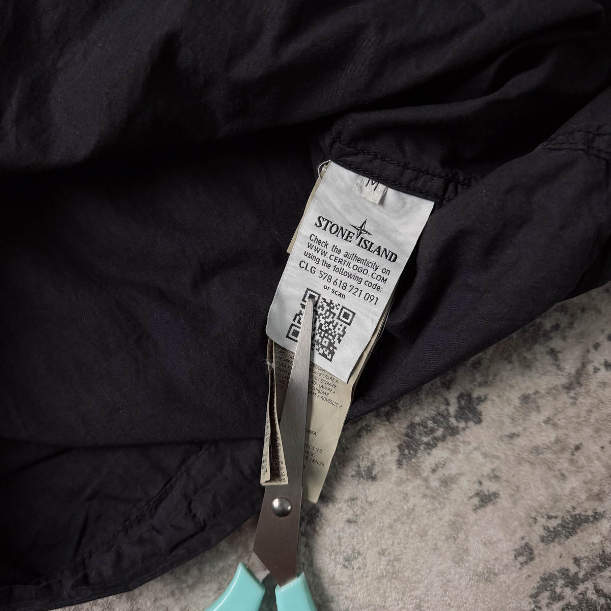 Stone Island Ghost Cotton Resin Smock (M)