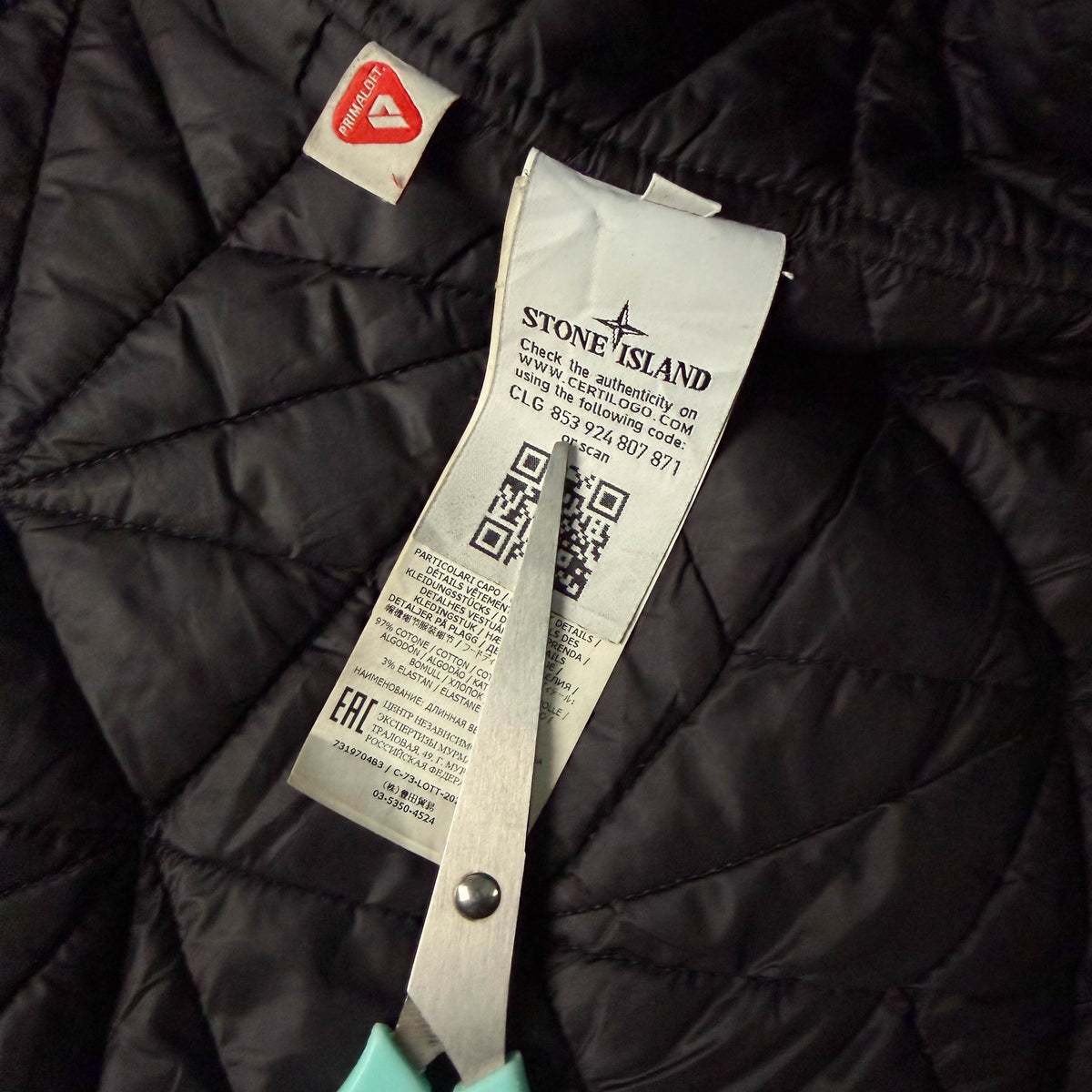 Stone Island Shadow Project Rubberised Linen Parker (M)