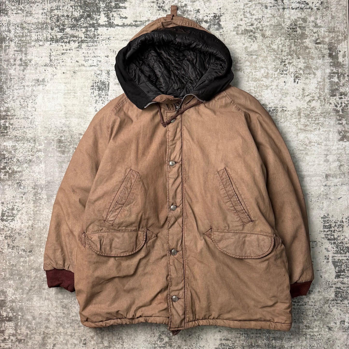 Vintage Boneville Navy Arctic Parka (L)