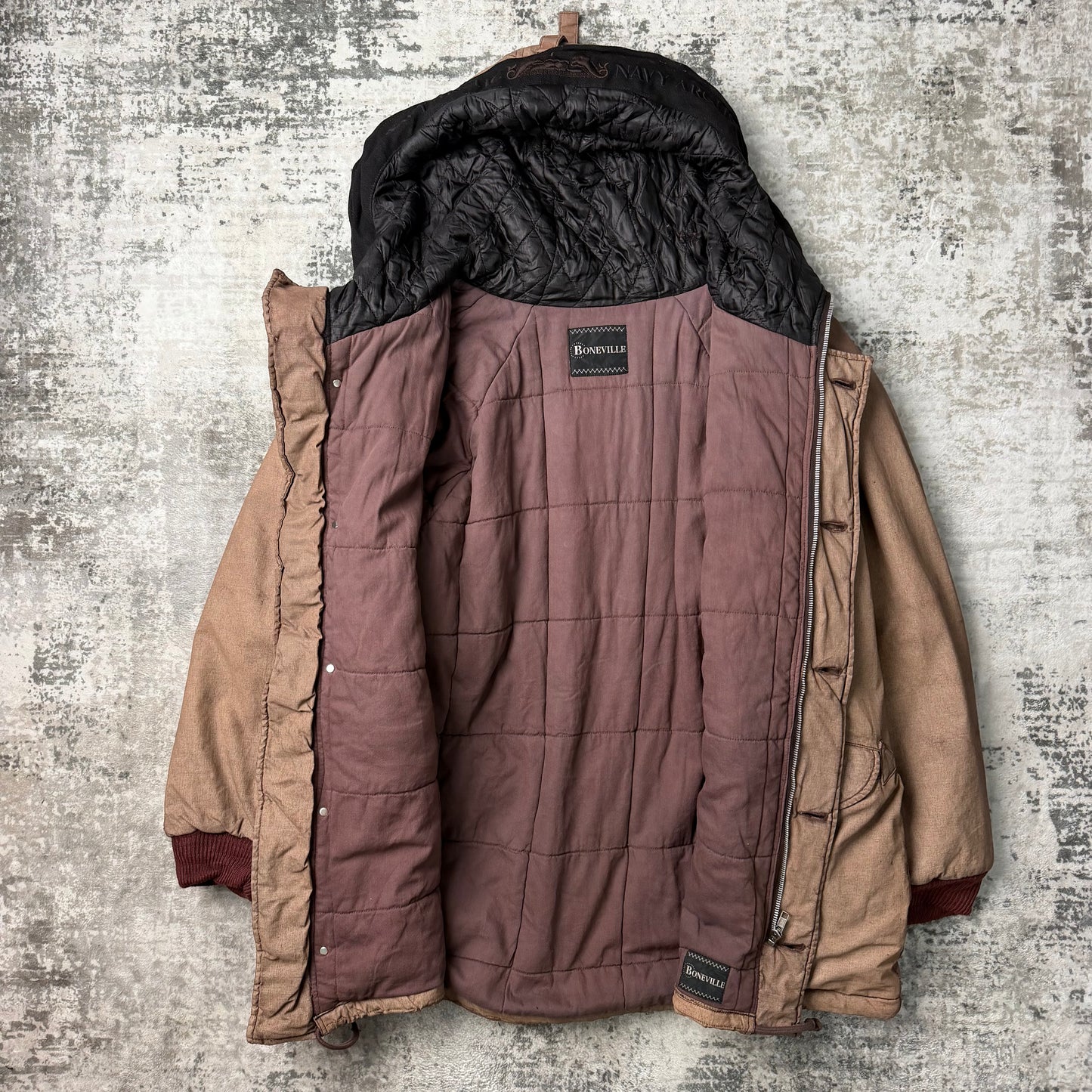 Vintage Boneville Navy Arctic Parka (L)