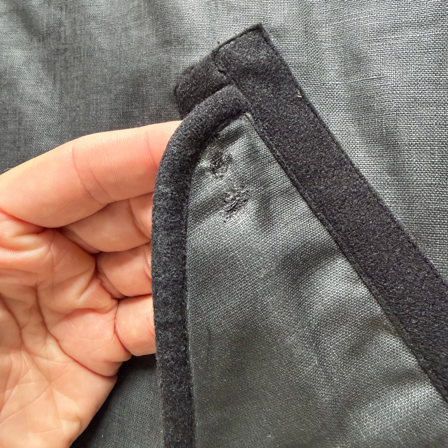 Stone Island Shadow Project Rubberised Linen Parker (M)
