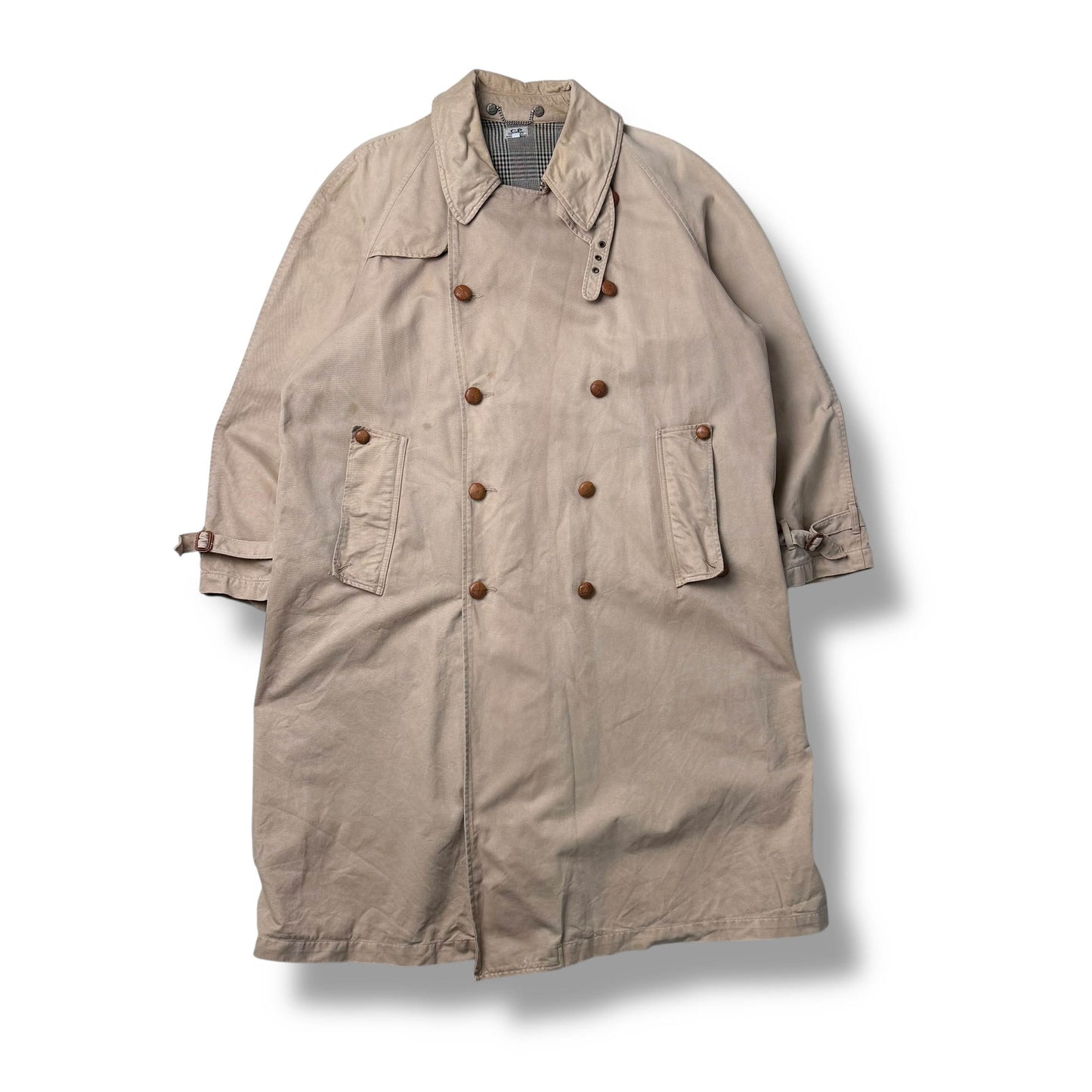 Vintage CP Company Heavy Trench Coat (M)