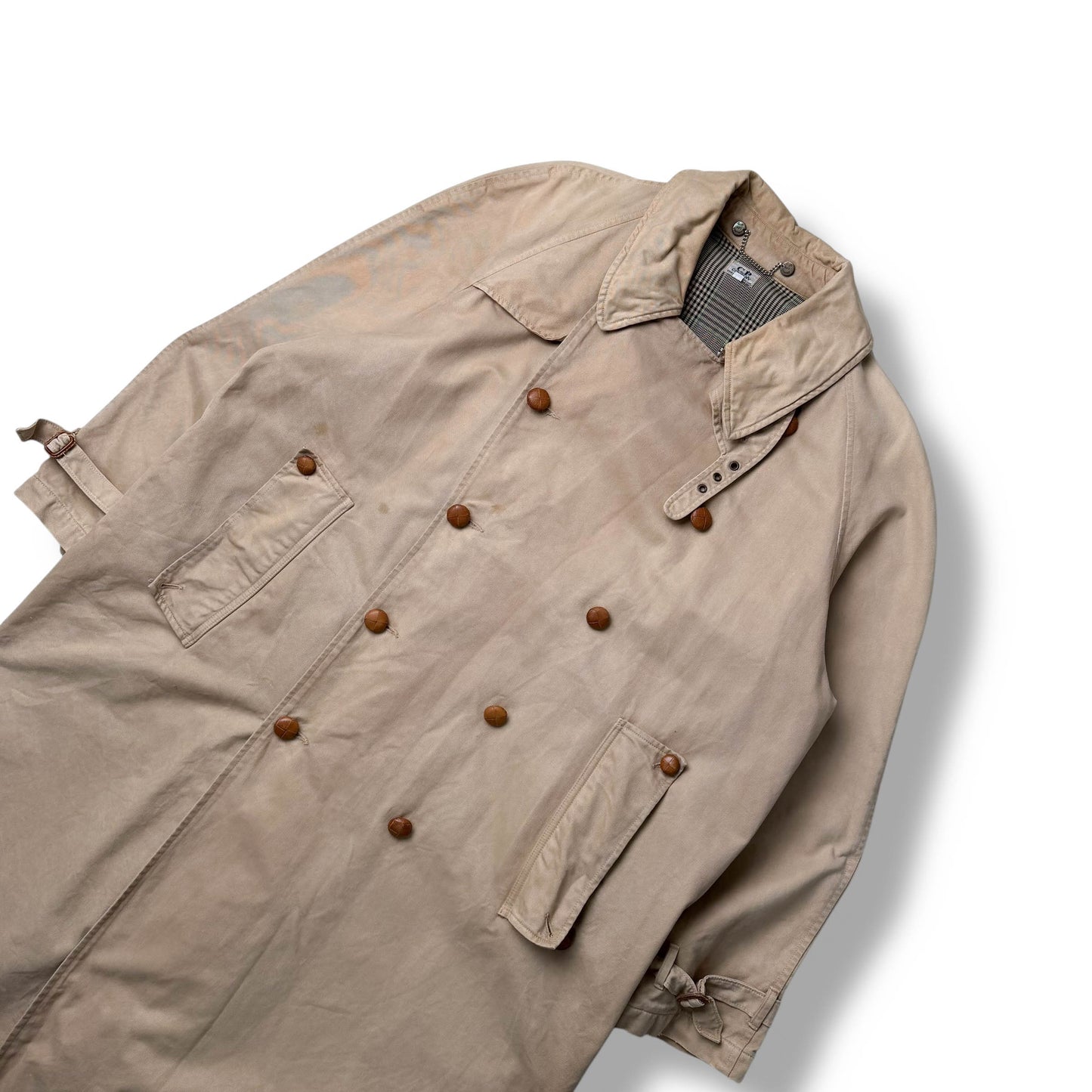 Vintage CP Company Heavy Trench Coat (M)