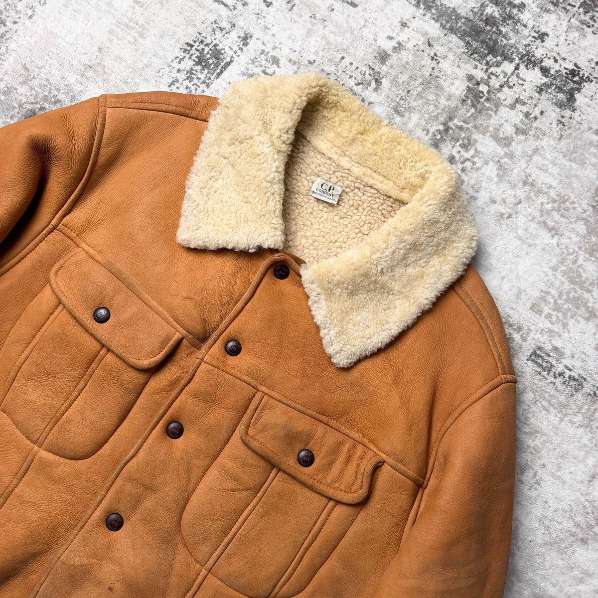 Vintage CP Company Shearling Jacket (L)