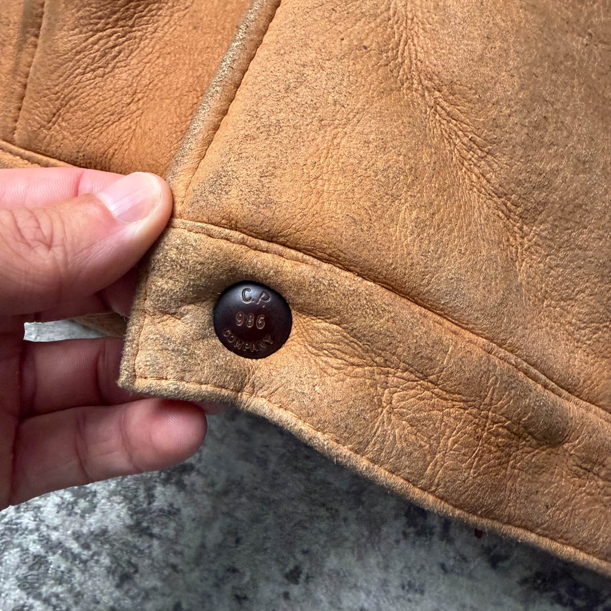 Vintage CP Company Shearling Jacket (L)
