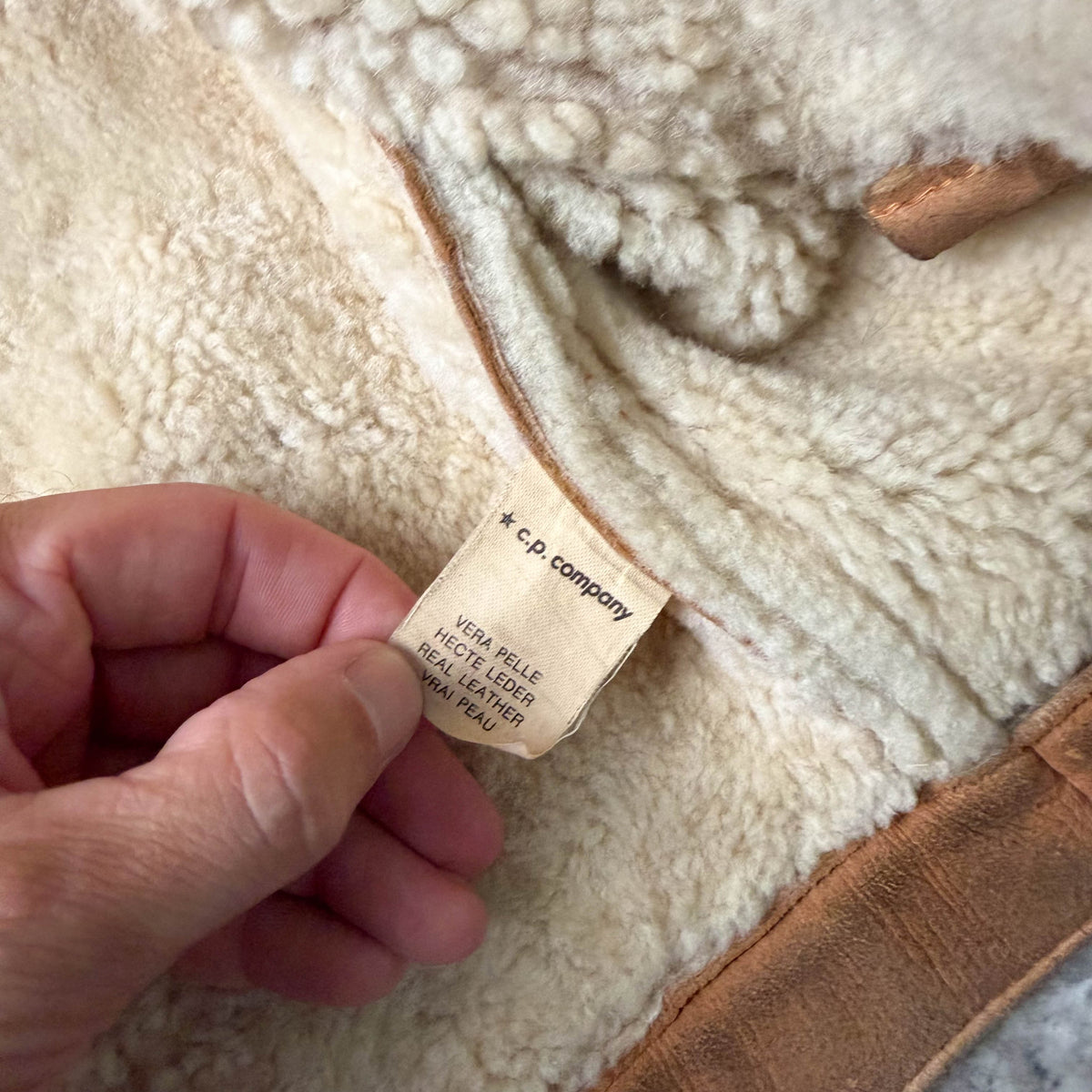 Vintage CP Company Shearling Jacket (L)