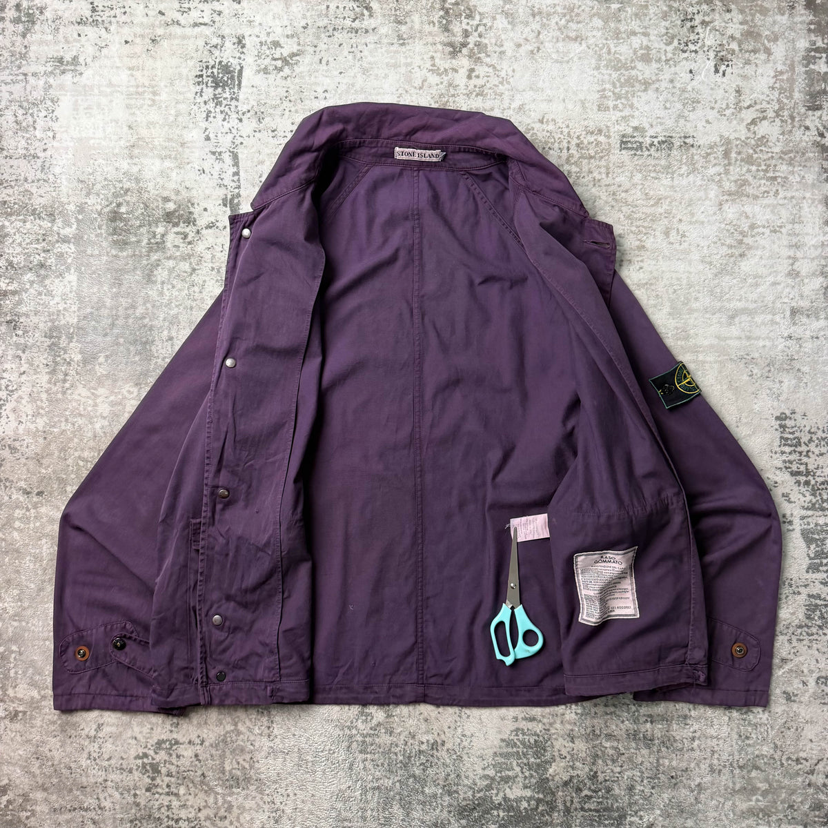 Vintage Stone Island Raso Gommato Jacket (L)
