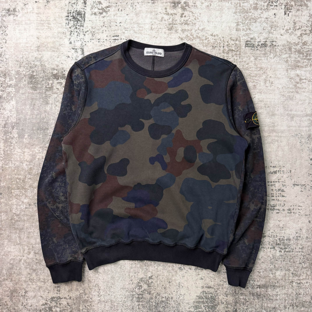 Stone Island Camo Sweatshirt (L)