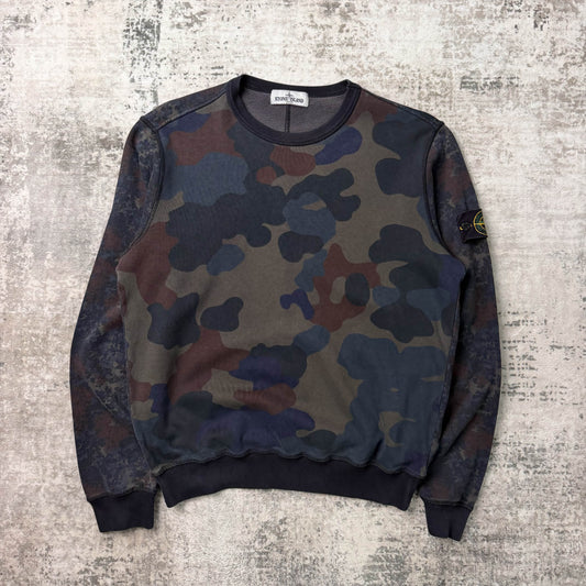 Stone Island Camo Sweatshirt (L)