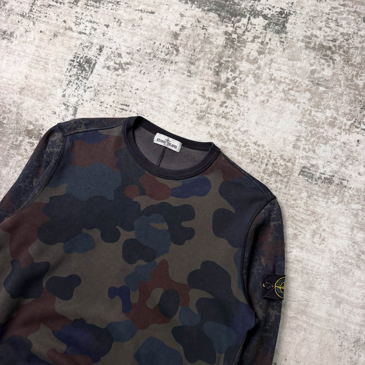 Stone Island Camo Sweatshirt (L)