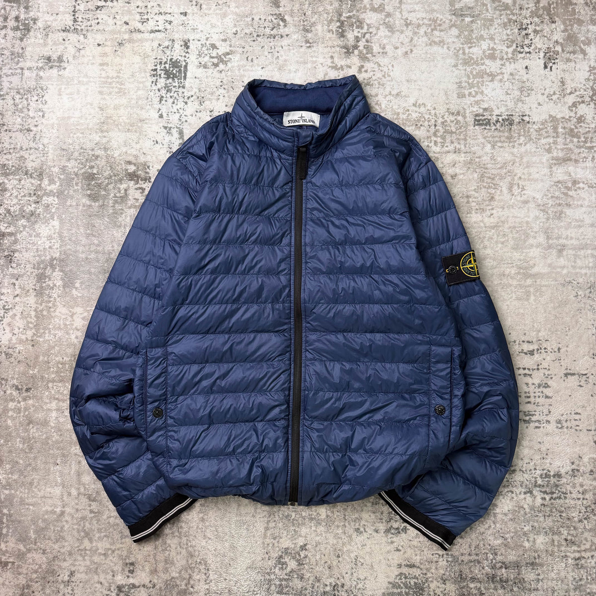 Stone Island Micro Rip Stop 7 Den / Down Jacket (L)