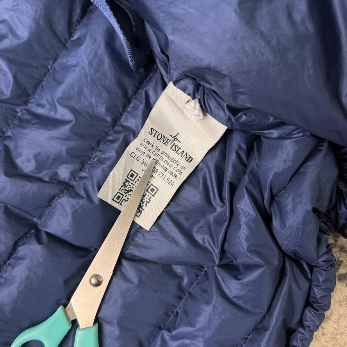 Stone Island Micro Rip Stop 7 Den / Down Jacket (L)