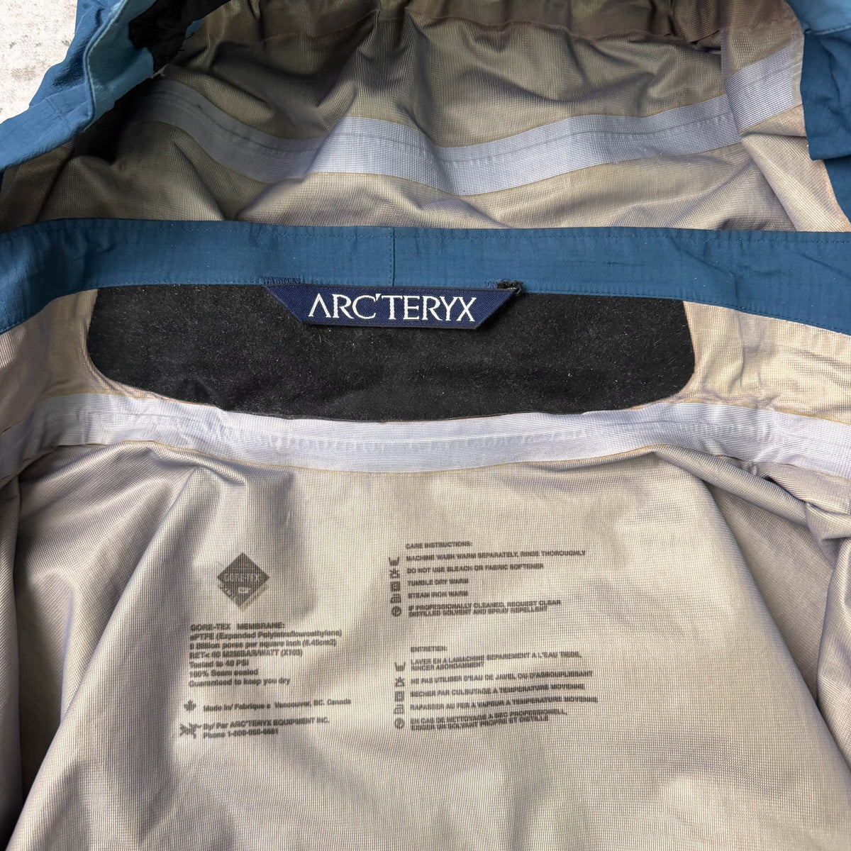 Arc'teryx Sidewinder AR Goretex Shell Jacket (M)