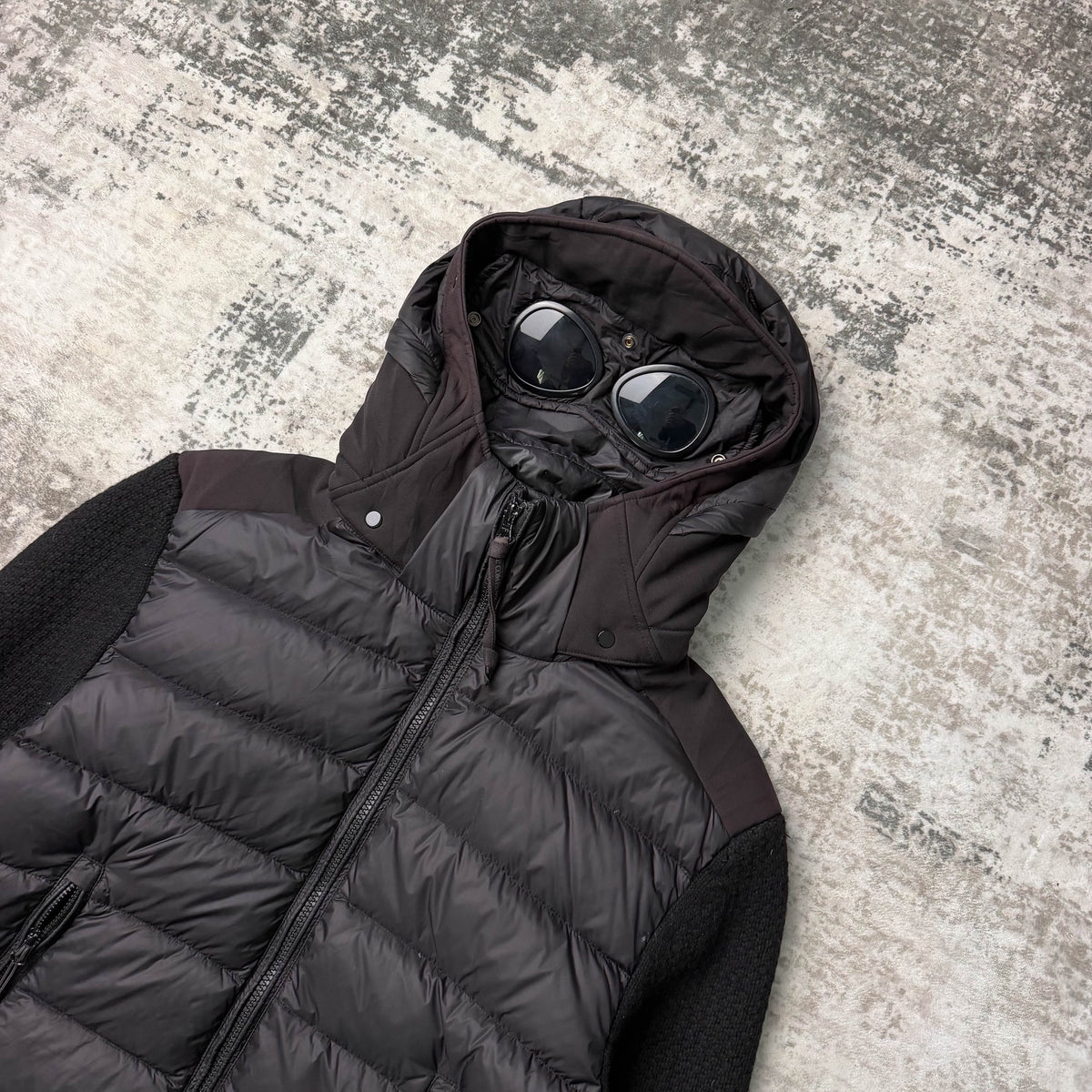 CP Company D.D Shell Knit Down Jacket (XL)