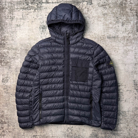 Stone Island Garment Dyed Micro Yarn Down Jacket (L)