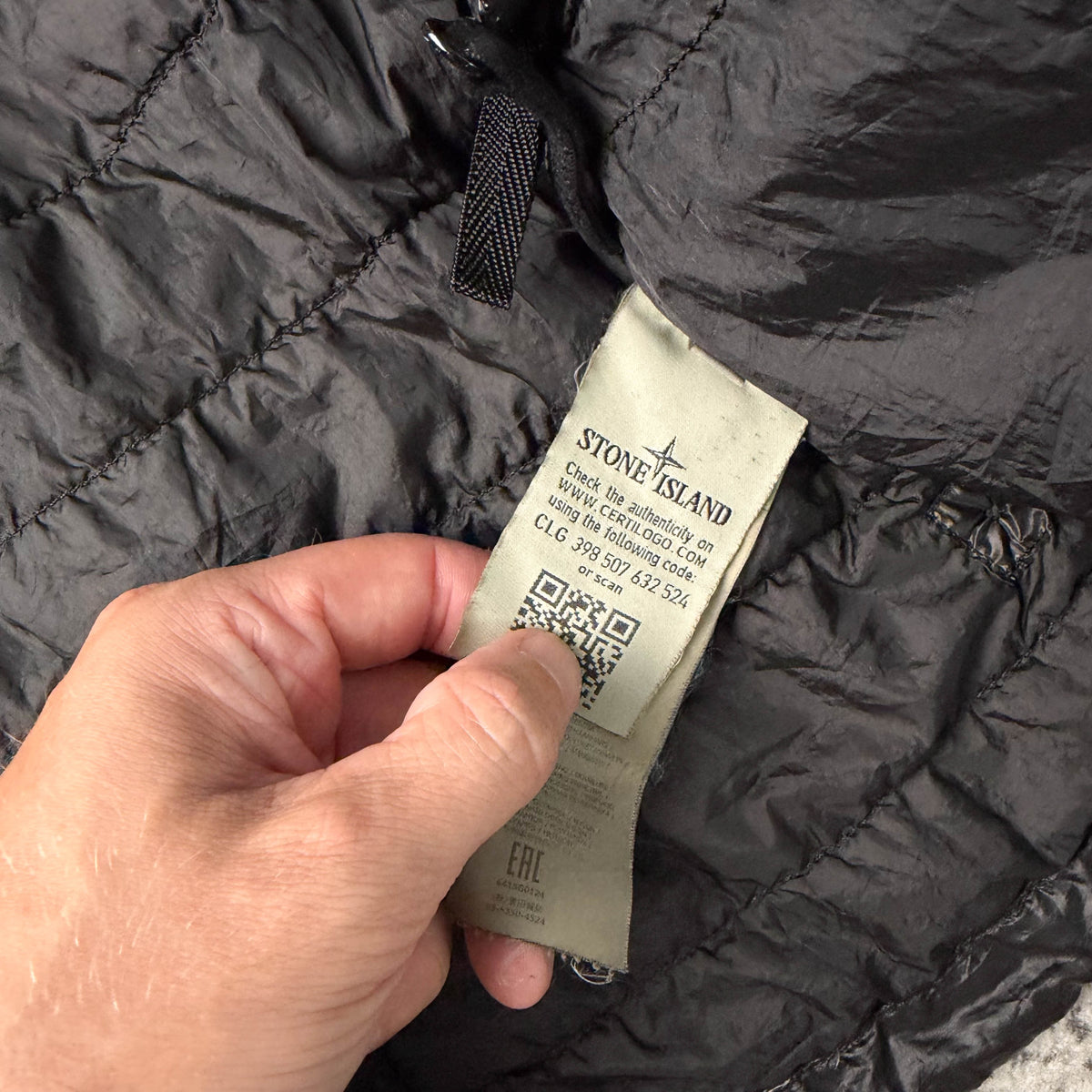 Stone Island Garment Dyed Down 26 GR X SQM N Gilet (M)