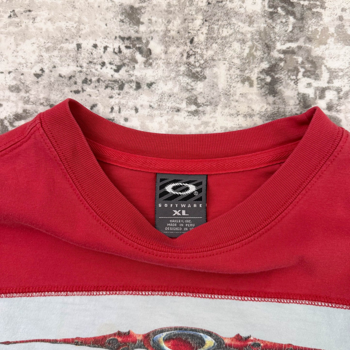 Vintage Oakley Software Graphic Long Sleeve T-shirt (XL)