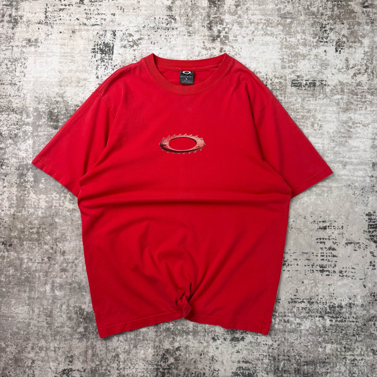 Vintage Oakley Software Sawblade Graphic T-shirt (L)
