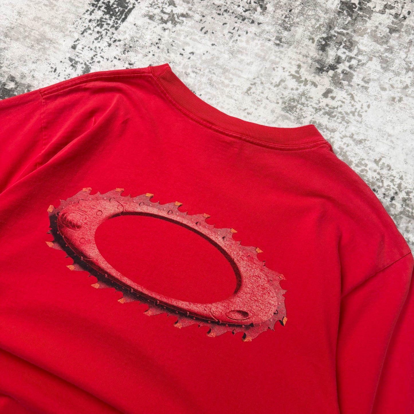Vintage Oakley Software Sawblade Graphic T-shirt (L)