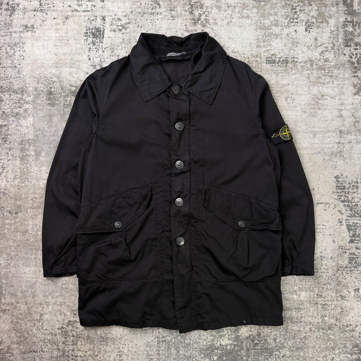 Vintage Stone Island raso Gommato (L)