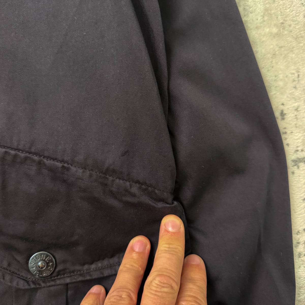 Vintage Stone Island raso Gommato (L)