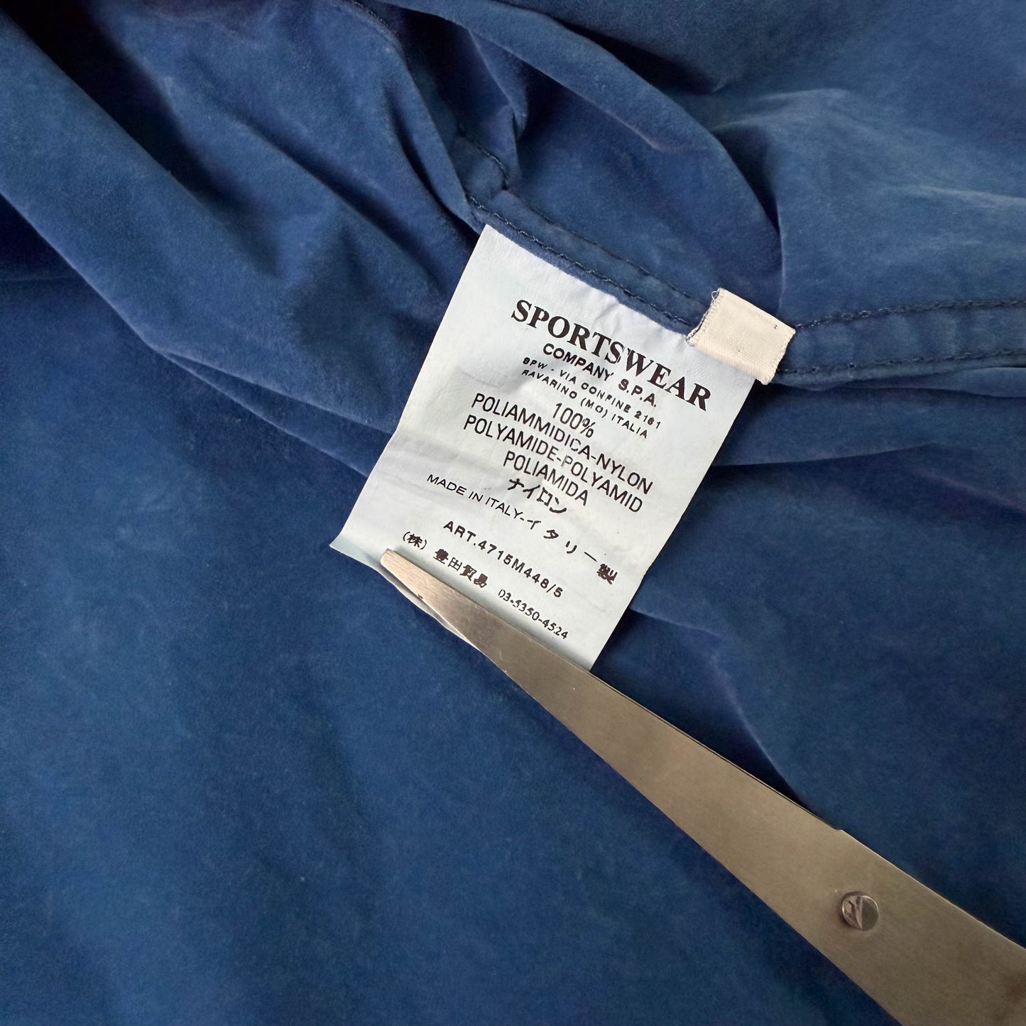 Stone Island Velvet lined Nylon Metal Jacket (L)
