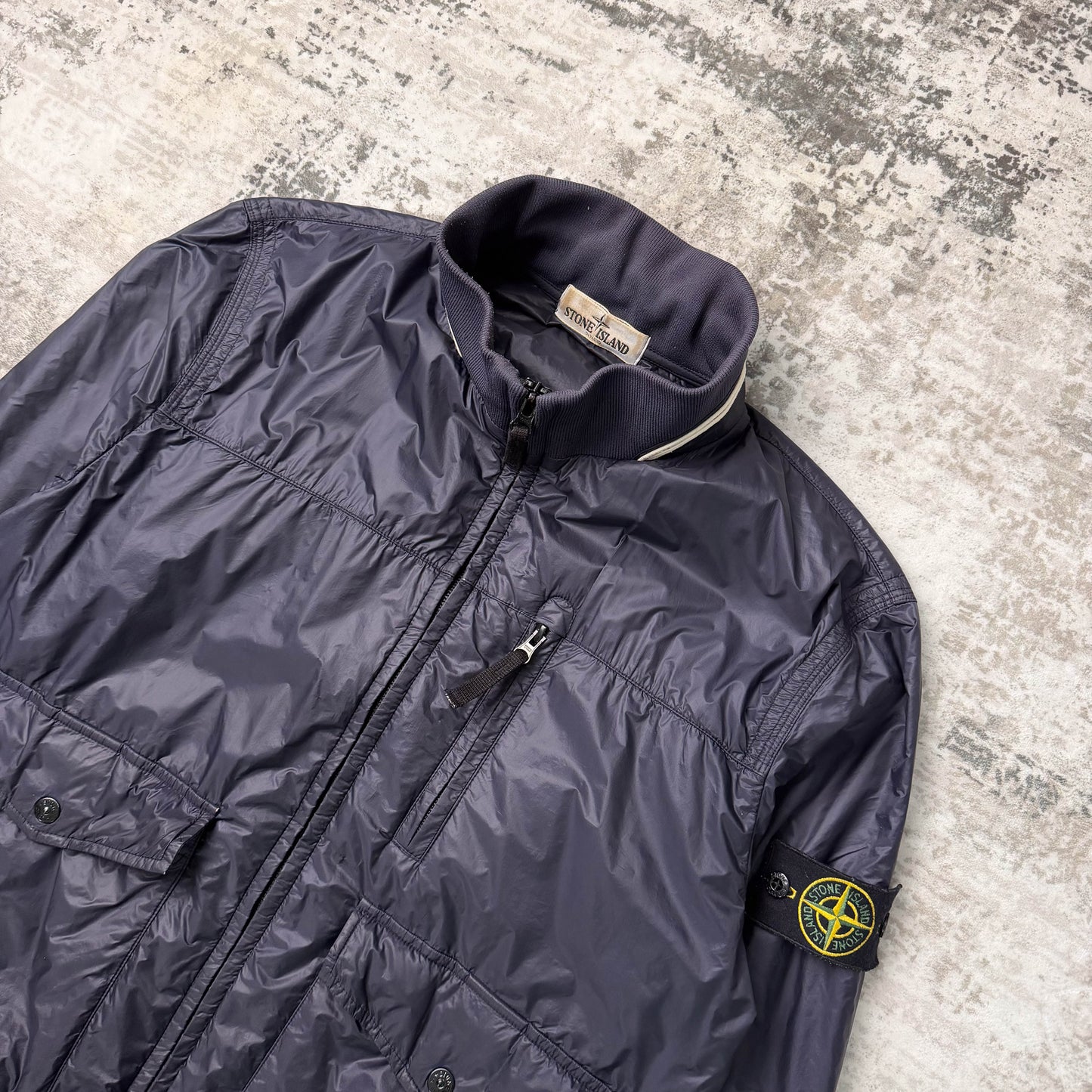 Stone Island Micro Rip Stop Tyvek Shield Jacket (XL)