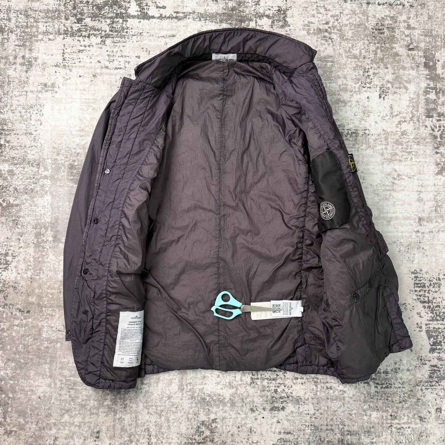 Stone Island Garment dyed Crinkle Reps NY Jacket (XXL)