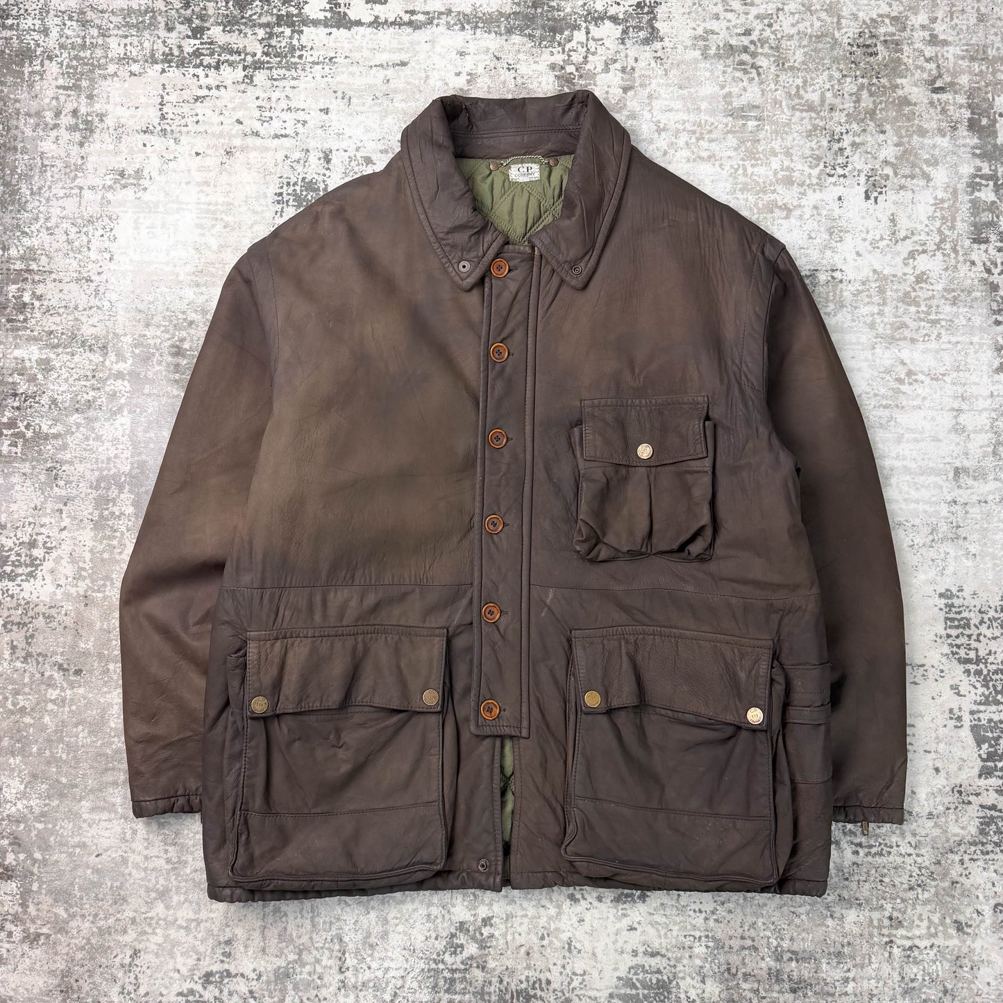 Vintage CP Company Leather Millie Miglia Jacket (XL)