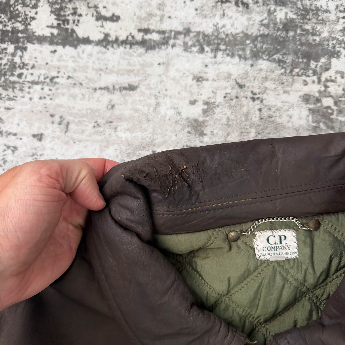 Vintage CP Company Leather Millie Miglia Jacket (XL)