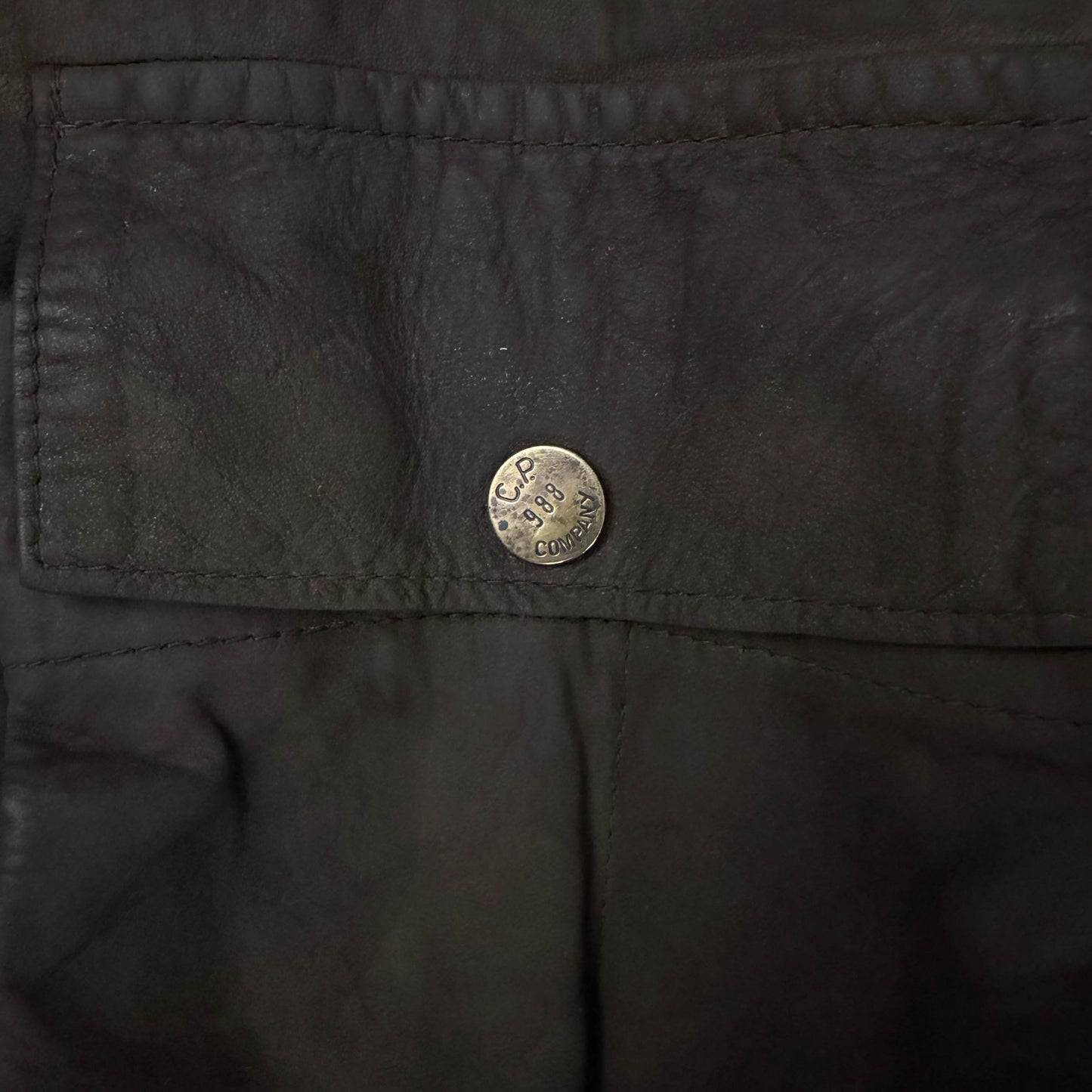 Vintage CP Company Leather Millie Miglia Jacket (XL)