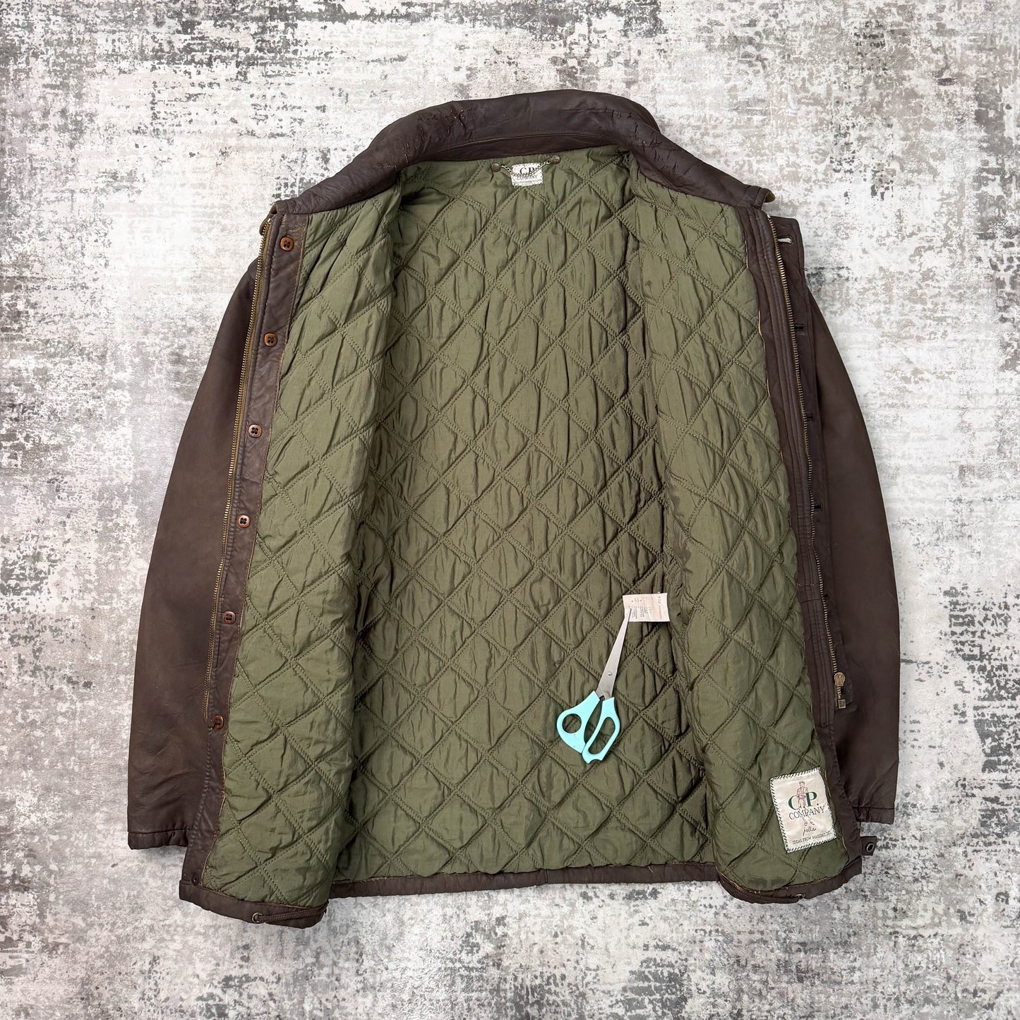 Vintage CP Company Leather Millie Miglia Jacket (XL)
