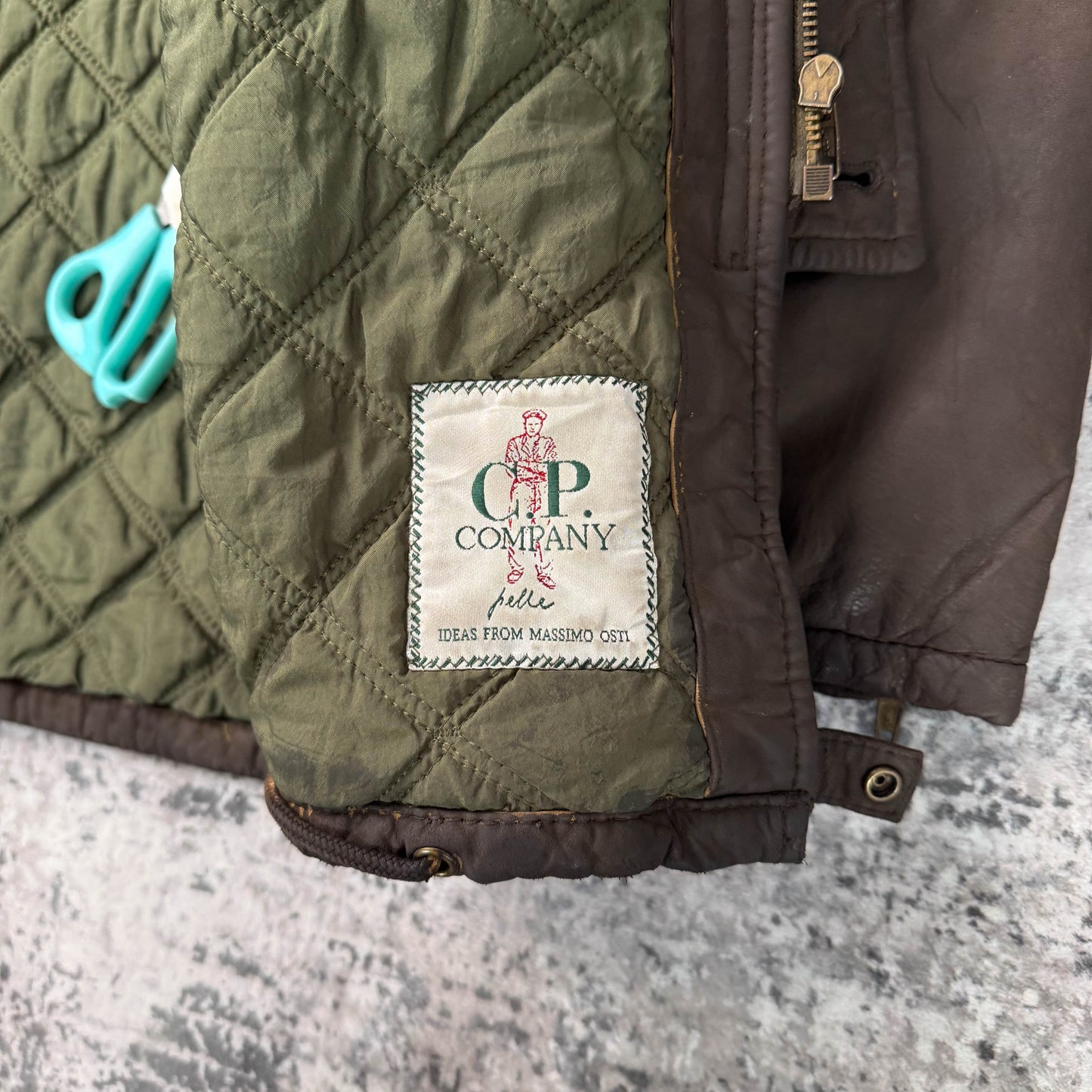 Vintage CP Company Leather Millie Miglia Jacket (XL)