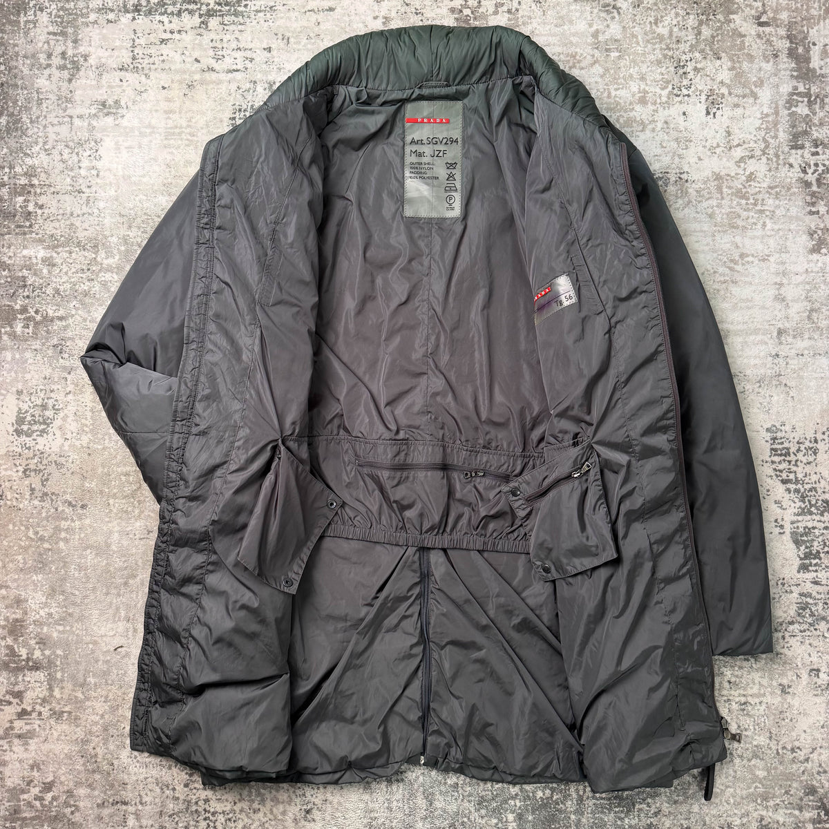 Vintage Prada Sport Padded Nylon Jacket (3XL)