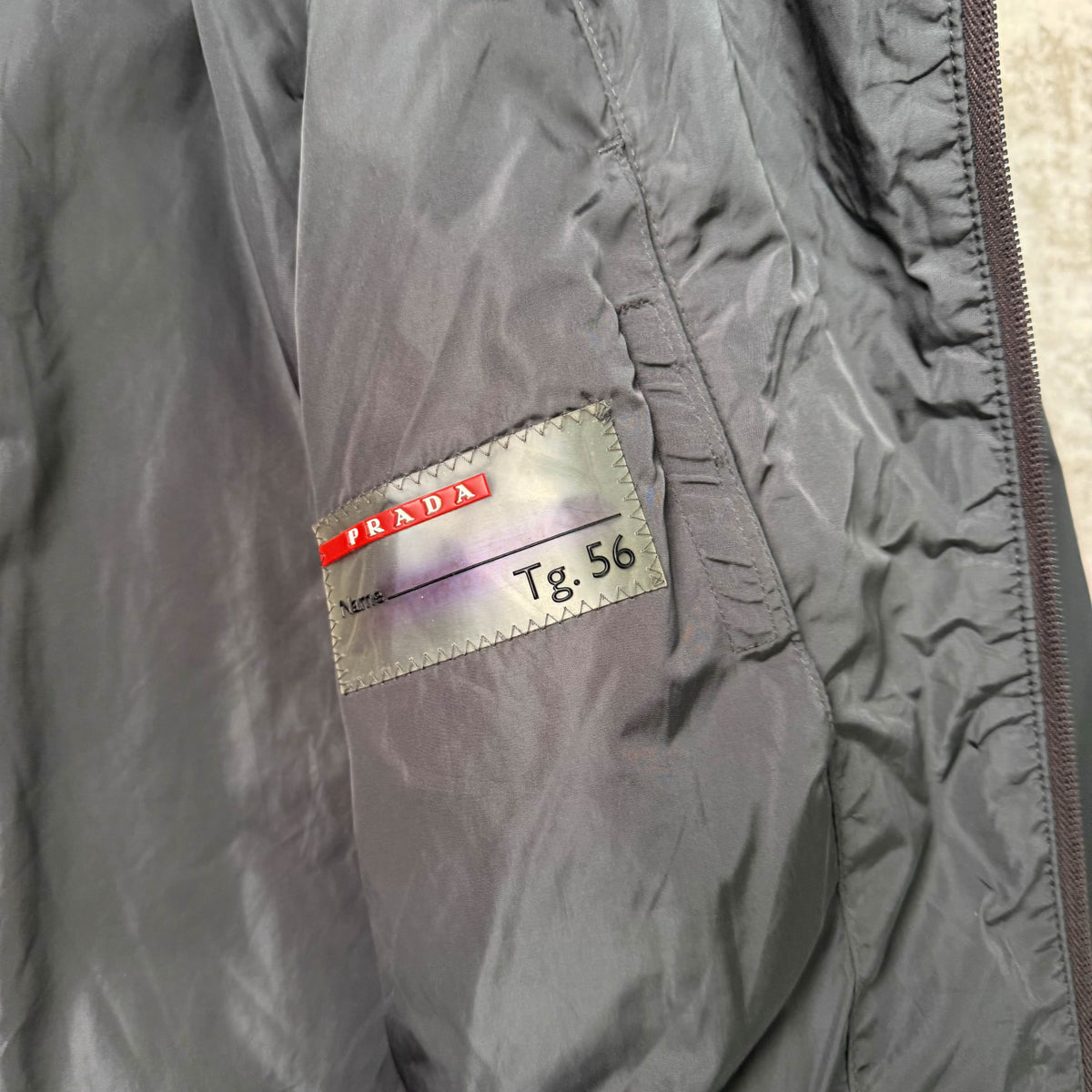 Vintage Prada Sport Padded Nylon Jacket (3XL)