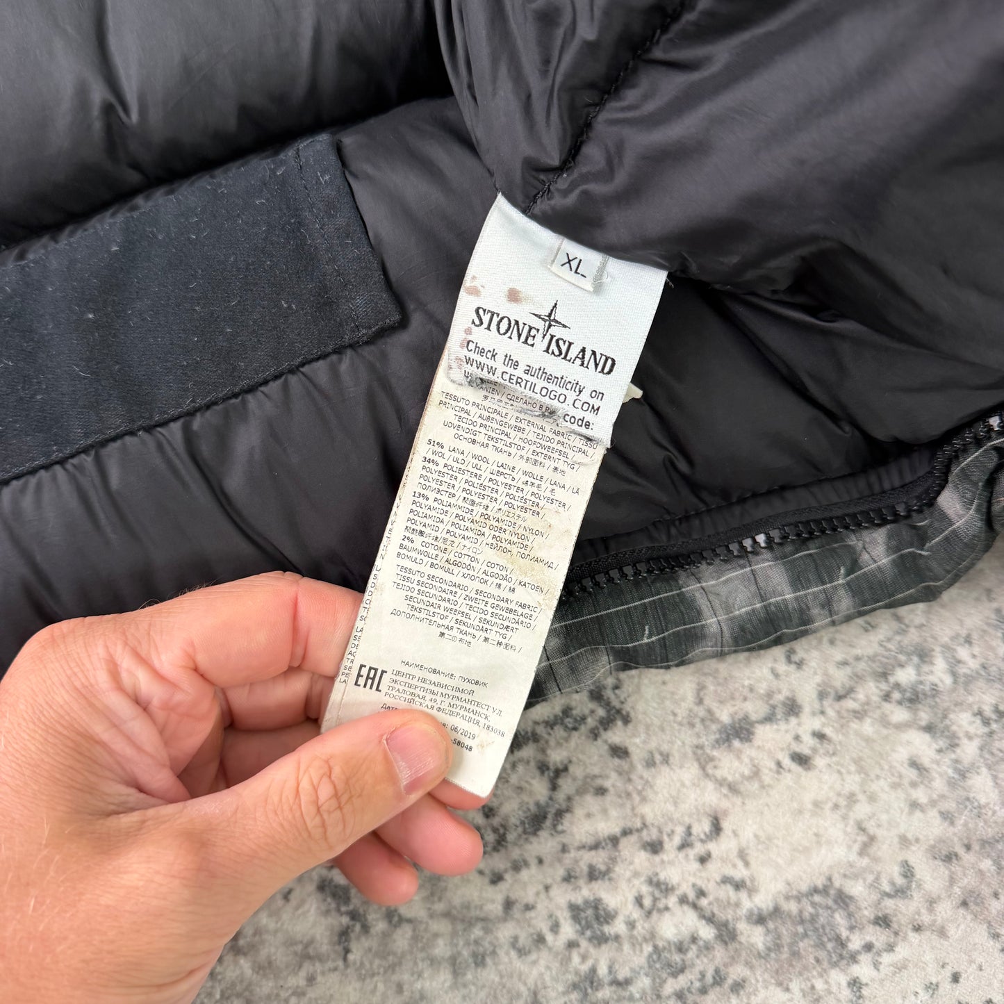 Stone Island Shadow Project DPM Chine Down Jacket (XL)