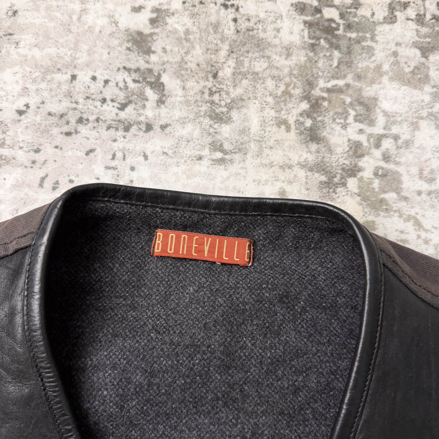 Vintage Boneville Leather Vest (XL)