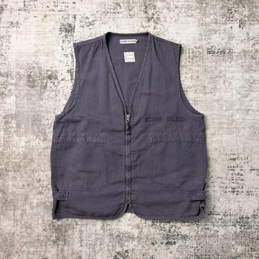 Vintage Stone Island Cotton Vest (L)