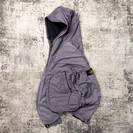 Vintage Stone Island Distressed Seam Nylon Jacket (XL)