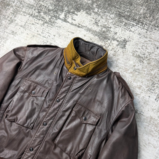Vintage Boneville Navy Arctic Leather Jacket (L)