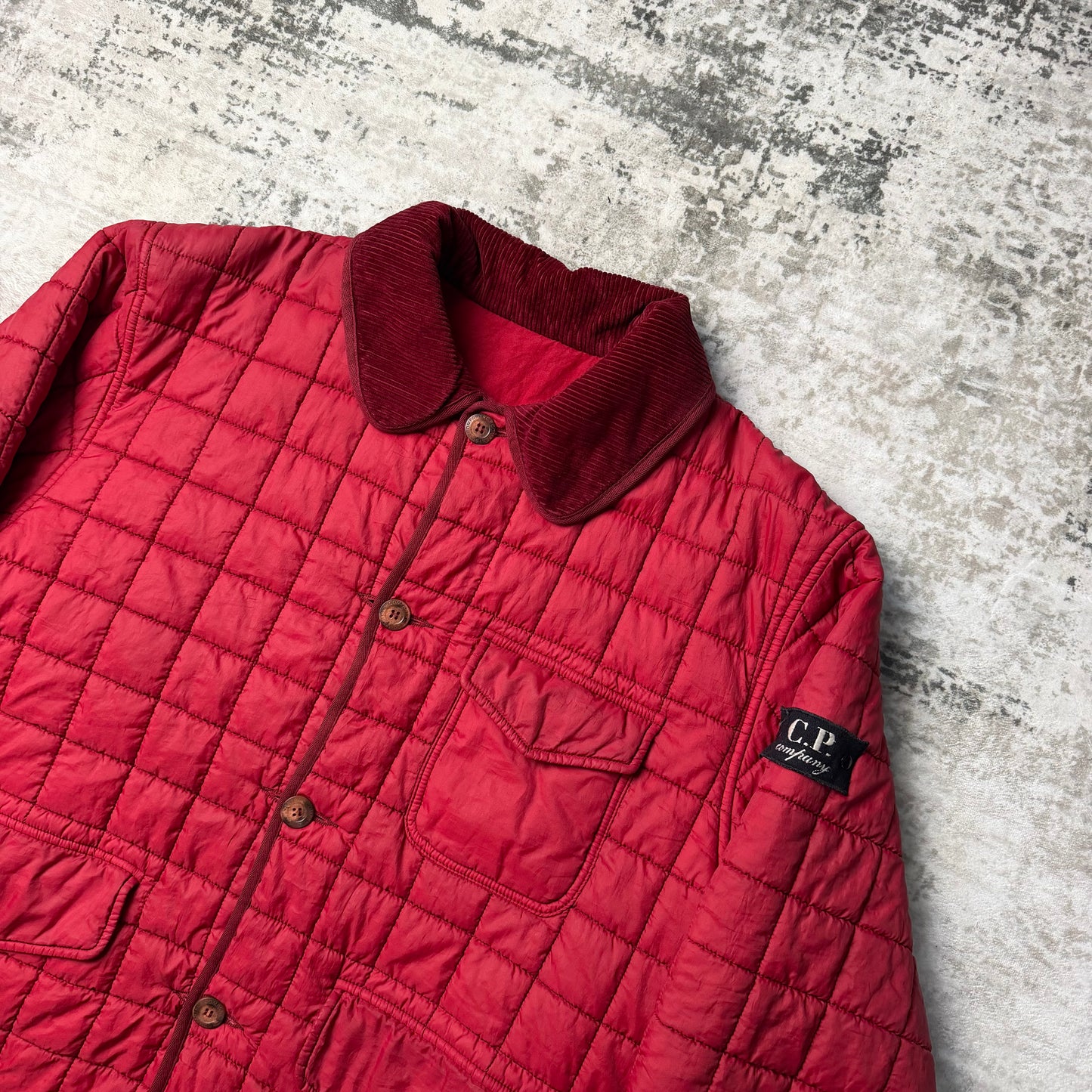 Vintage CP Company Quilted Reversible Nylon Jacket